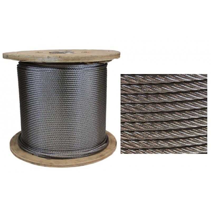 ΣΥΡΜΑΤΟΣΧΟΙΝΟ INOX Α4/316 ΜΕ ΠΛΕΞΗ 7Χ19 Φ 6MM
